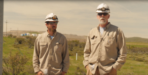 Father and son, who work together at Colowyo